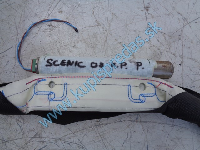 pravý strešný airbag na renault scénic III, 985P06123R